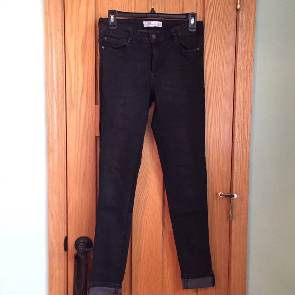ZARA TRAFALUC High Waisted Skinny Jeans